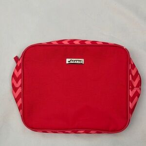 Shiseido Red Cosmetic Bag